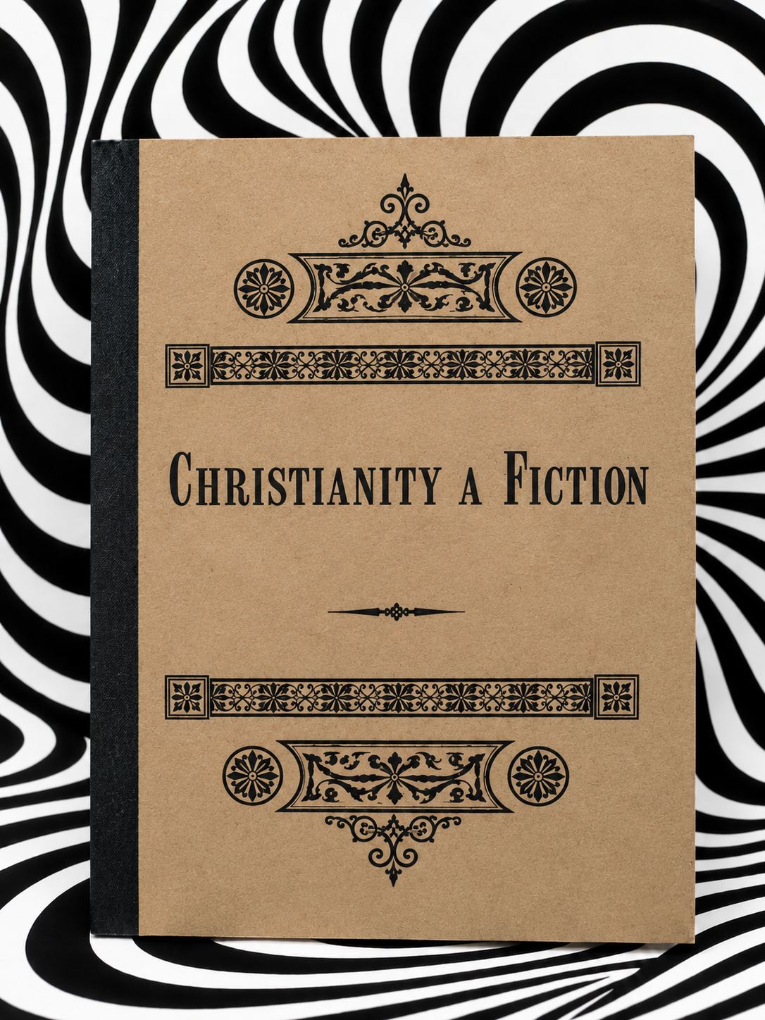 Christianity: A Fiction by J. H. Mendenhall — Holographic Pagan Press kraft cover with black printing