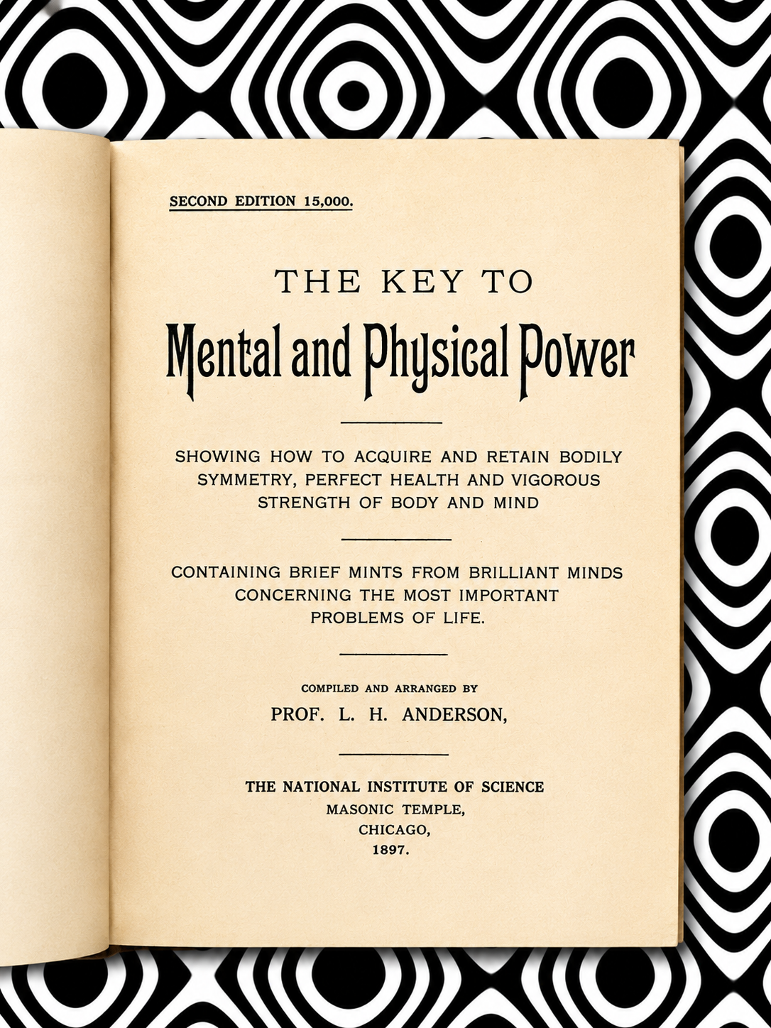 The Key to Mental and Physical Power — L.H. LH Anderson — 1897