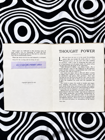 Thought Power — Tho’t Rhythms — 1917