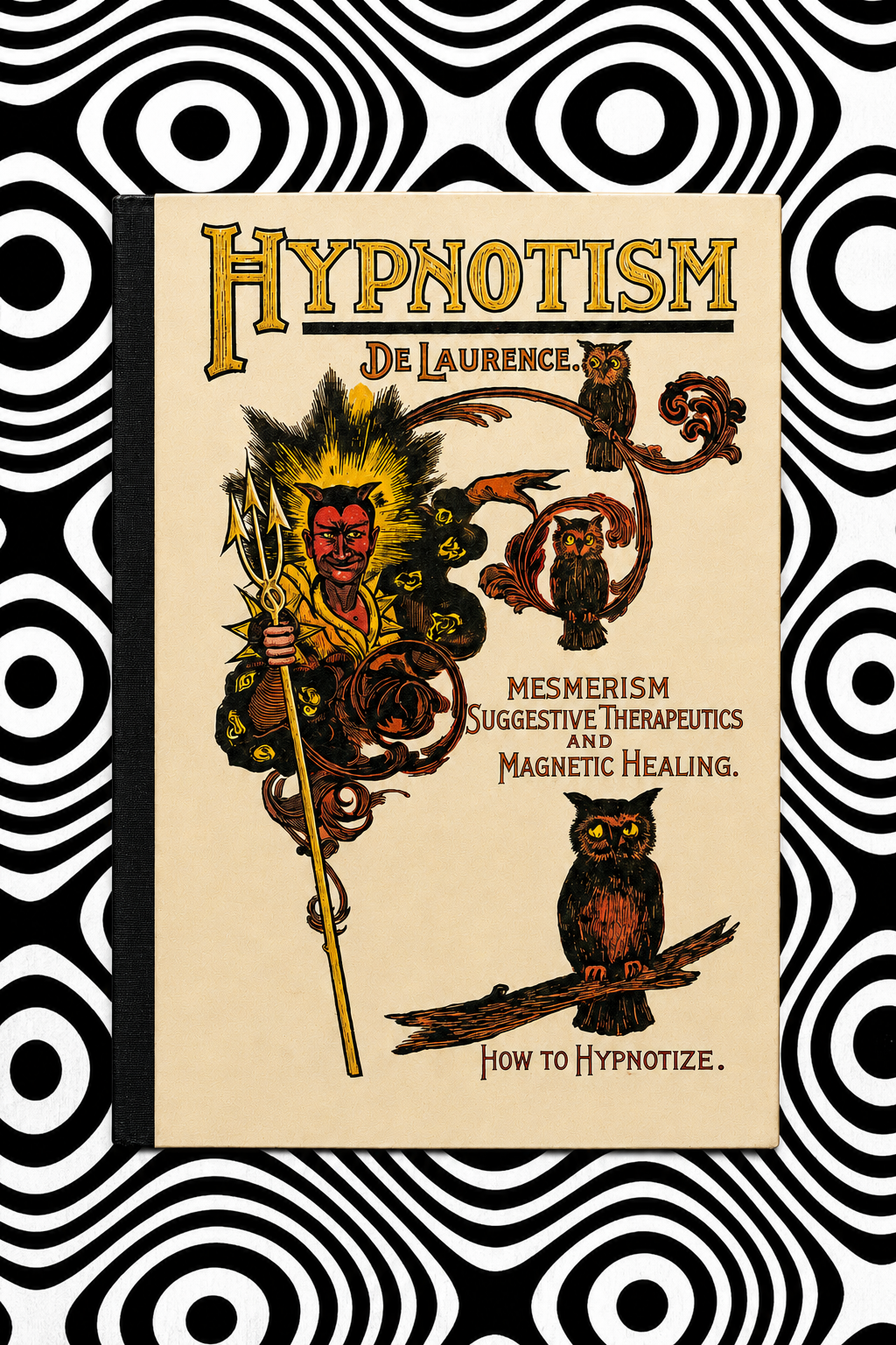 Hypnotism by L. W. de Laurence — antique ivory Holographic Pagan Press edition