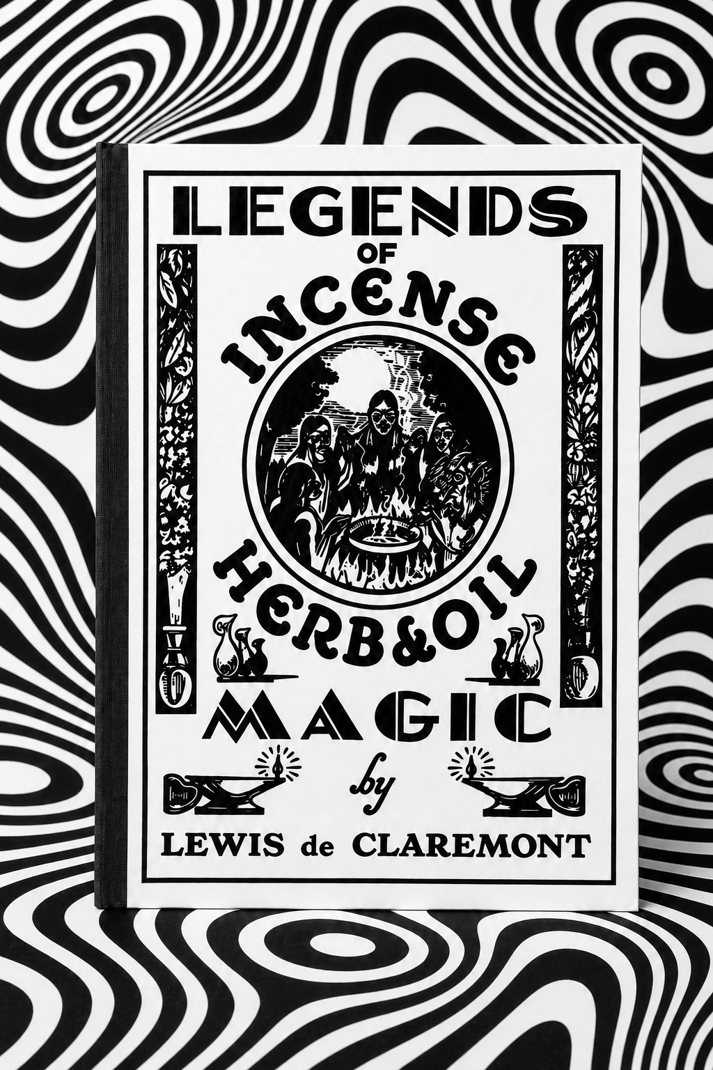 Legends of Incense, Herb and Oil Magic by Lewis de Claremont — white Holographic Pagan Press booklet