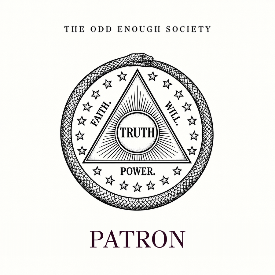 The Odd Enough Society Patron membership artwork