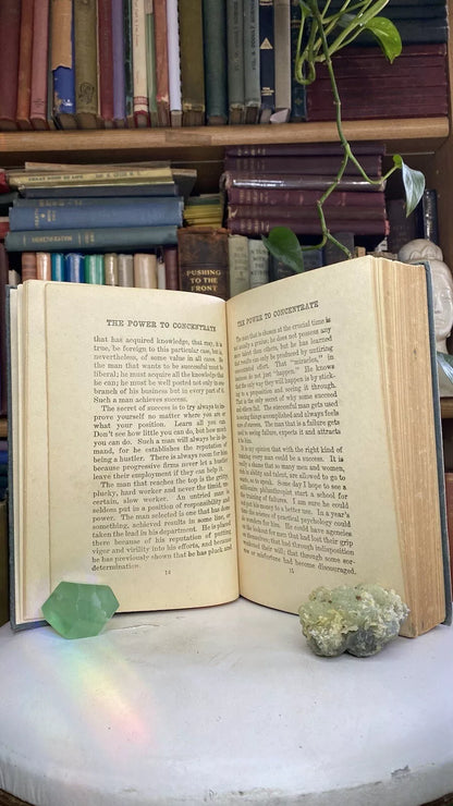 Additional condition view of The Power of Concentration by Theron Q. Dumont and William Walker Atkinson, 1918