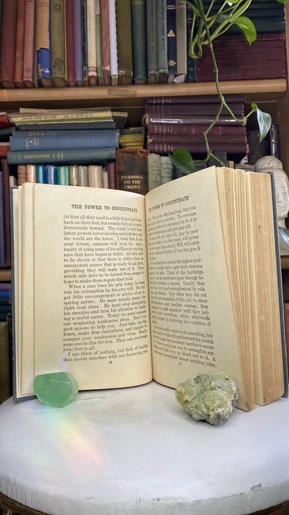 Additional condition view of The Power of Concentration by Theron Q. Dumont and William Walker Atkinson, 1918