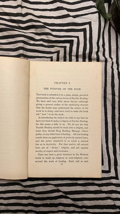 Additional condition view of The Science of Psychic Healing by Yogi Ramacharaka and William Walker Atkinson, 1912