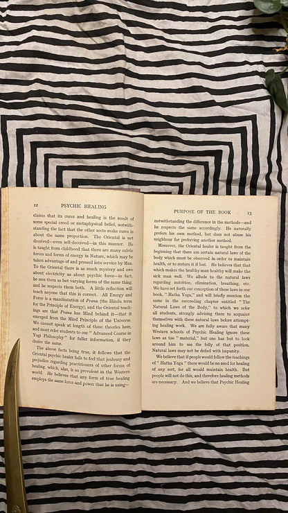 Additional condition view of The Science of Psychic Healing by Yogi Ramacharaka and William Walker Atkinson, 1912