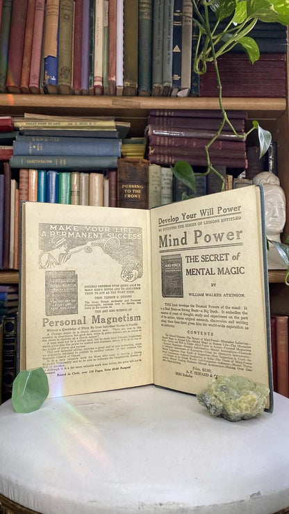 Additional condition view of The Power of Concentration by Theron Q. Dumont and William Walker Atkinson, 1918