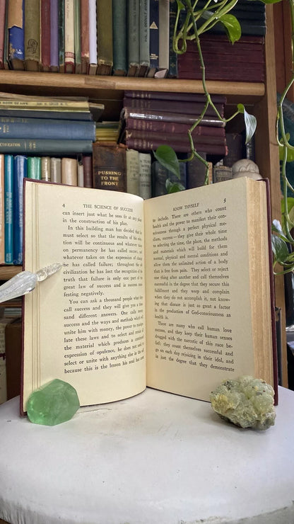 Interior and condition view of The Science of Success by Julia Seton, 1914