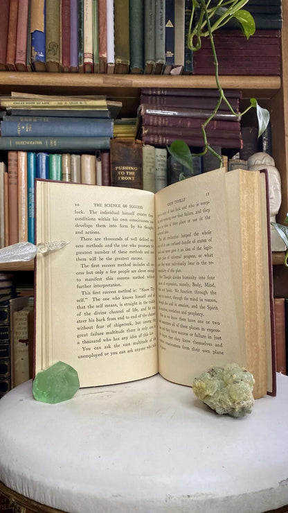 Interior and condition view of The Science of Success by Julia Seton, 1914