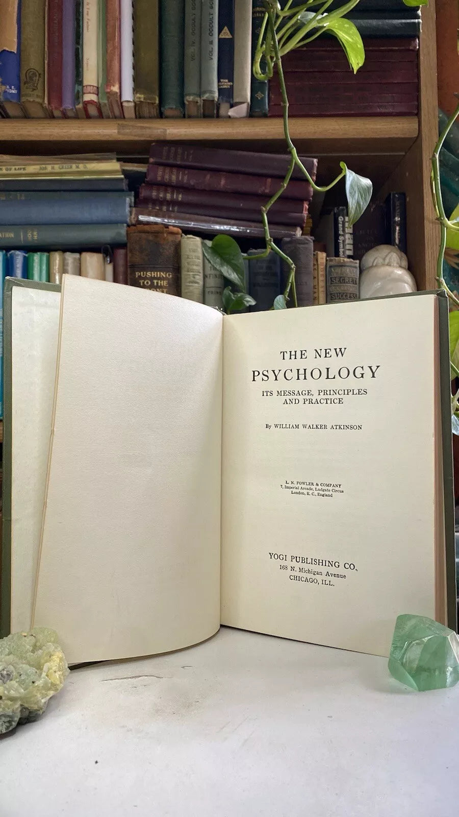 Additional condition view of The New Psychology by William Walker Atkinson, 1916