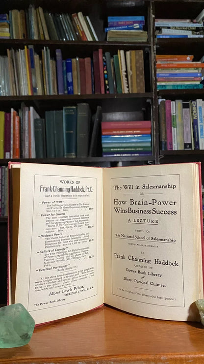 Additional condition view of How Brain Power Wins Success by Frank Channing Haddock, 1911