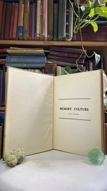 Additional condition view of Memory Culture by William Walker Atkinson, 1916 copy 1