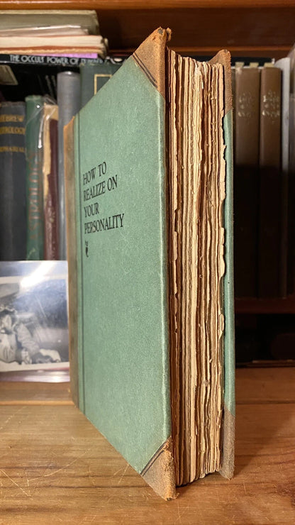 Additional condition view of How to Realize on Your Personality by Elsie Lincoln Benedict, 1921