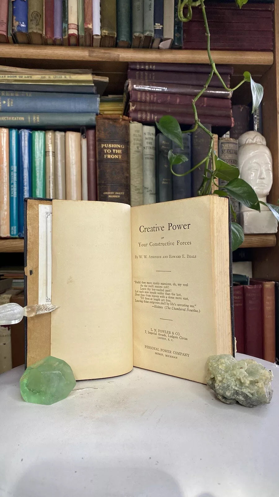 Additional condition view of Creative Power or Your Constructive Forces by William Walker Atkinson and Edward E. Beals, 1922
