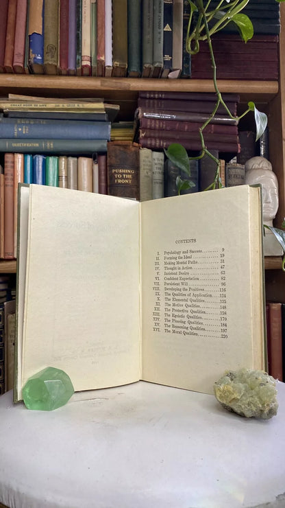Additional condition view of The Psychology of Success by William Walker Atkinson, 1918