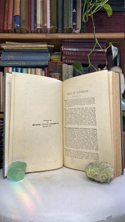 Additional condition view of The Power of Concentration by Theron Q. Dumont and William Walker Atkinson, 1918