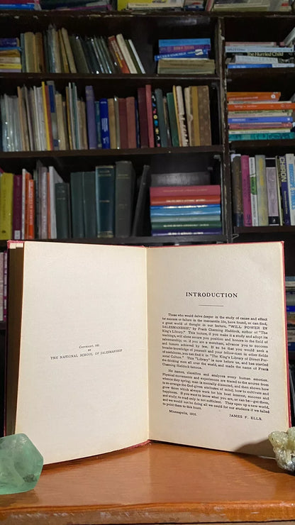 Additional condition view of How Brain Power Wins Success by Frank Channing Haddock, 1911