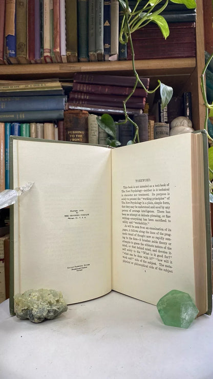 Additional condition view of The New Psychology by William Walker Atkinson, 1916