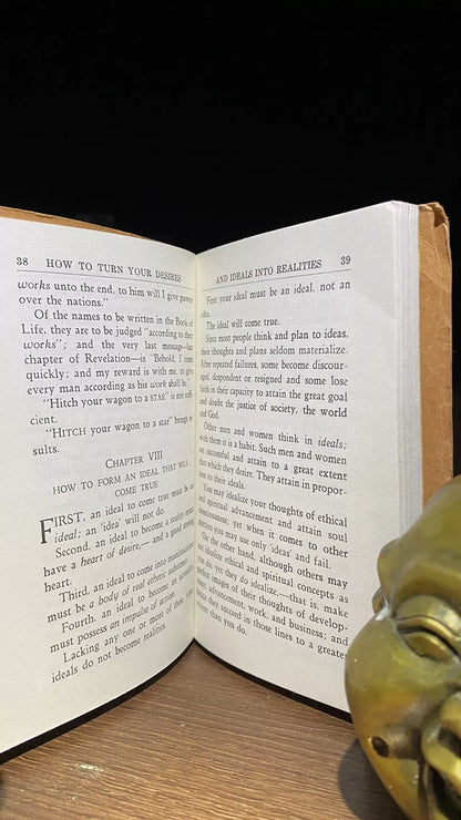Additional condition view of How to Turn Your Desires Into Realities by Brown Landone, 1922
