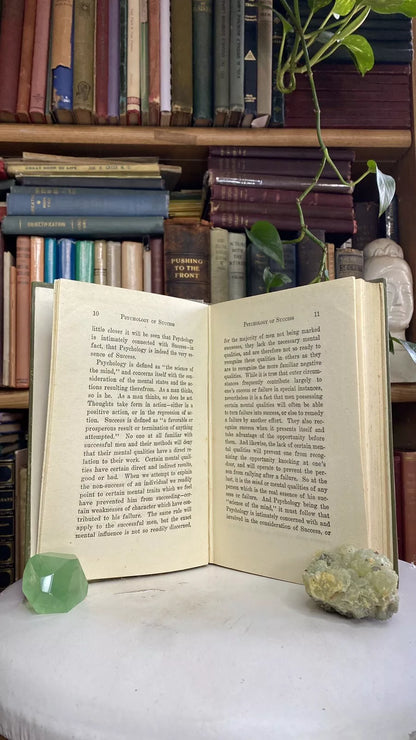 Additional condition view of The Psychology of Success by William Walker Atkinson, 1918