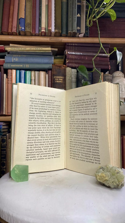 Additional condition view of The Psychology of Success by William Walker Atkinson, 1918