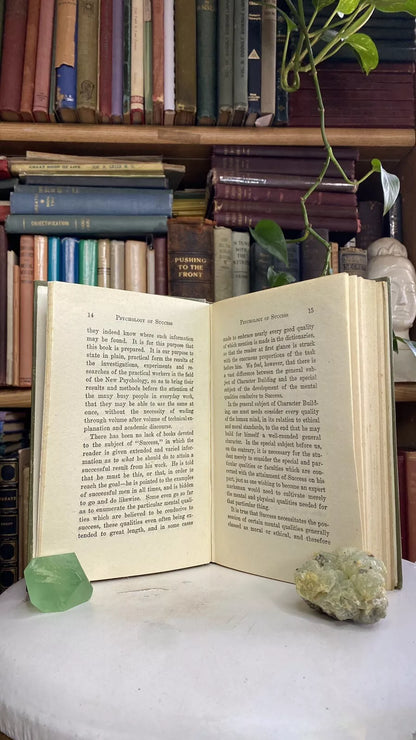 Additional condition view of The Psychology of Success by William Walker Atkinson, 1918