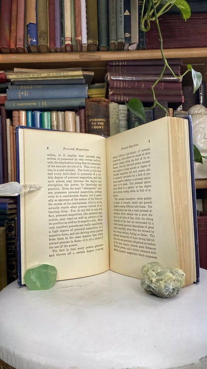 Additional condition view of The Art and Science of Personal Magnetism by Theron Q. Dumont and William Walker Atkinson, 1913