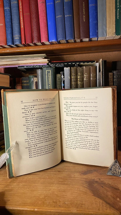 Additional condition view of How to Realize on Your Personality by Elsie Lincoln Benedict, 1921