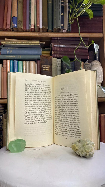 Additional condition view of The Psychology of Success by William Walker Atkinson, 1918
