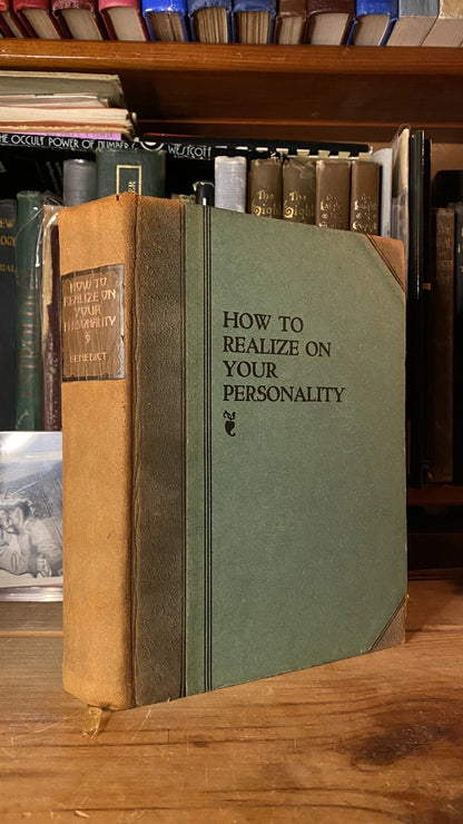 Cover of How to Realize on Your Personality by Elsie Lincoln Benedict, 1921