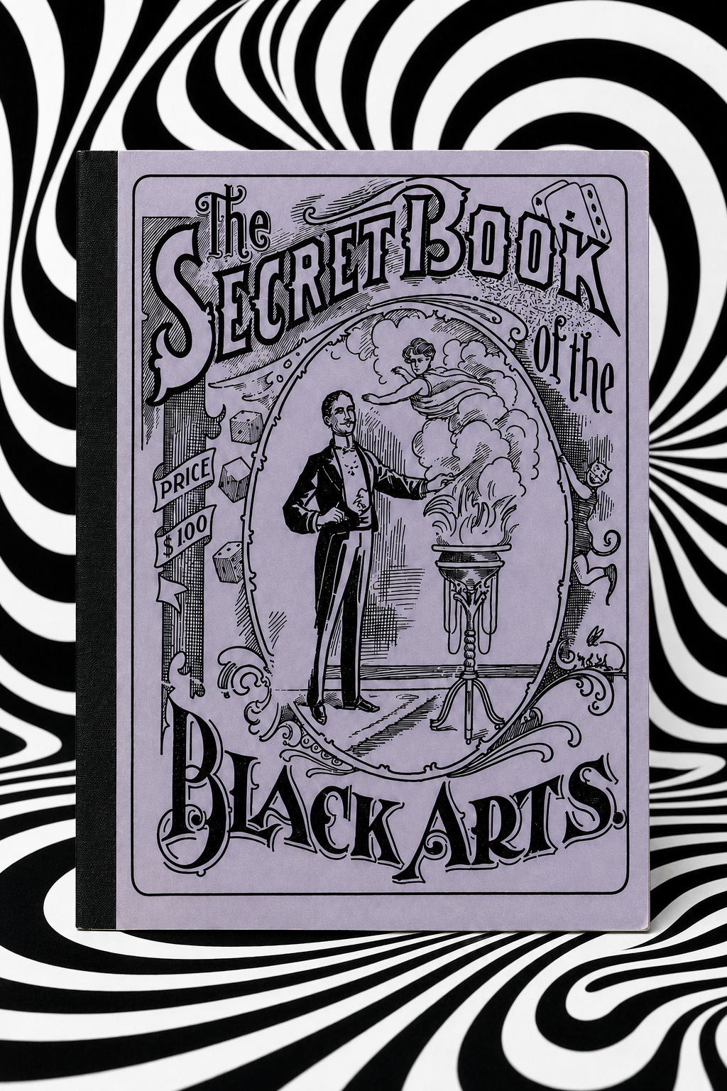 The Secret Book of the Black Arts by Henry T. Williams — lavender-gray Holographic Pagan Press edition